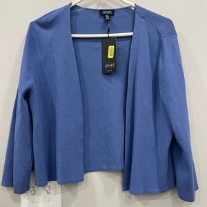 NWT Jones New York cropped cardigan, women’s size XL